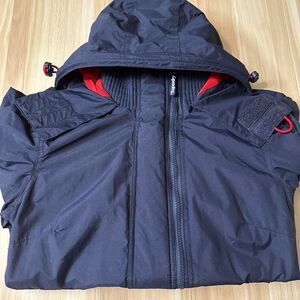 Superdry Women's Navy and Red Jacket